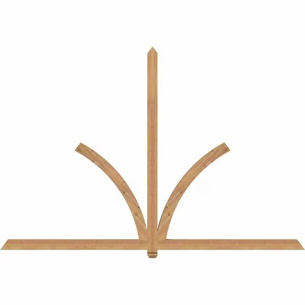 Redmond Timber Gable Bracket, Western Red Cedar, 108